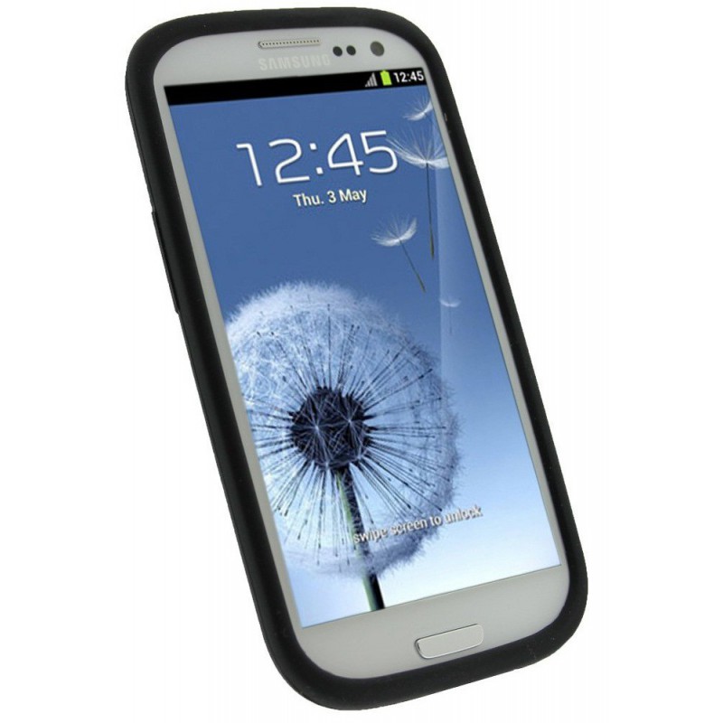 Etui en Silicone Pour Samsung Galaxy  S3 / Noir