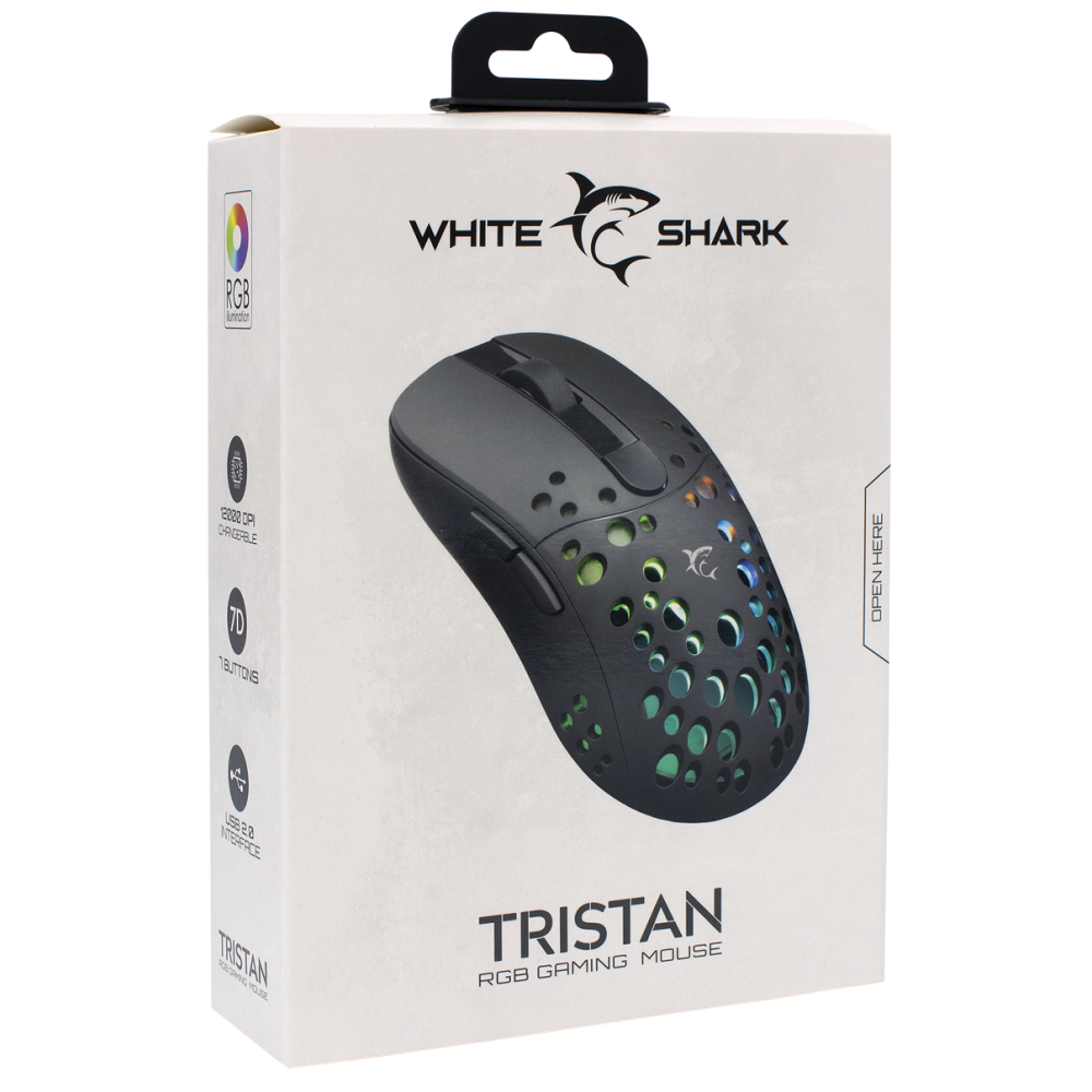 White Shark GAMING MOUSE GM-9004 TRISTAN BLACK