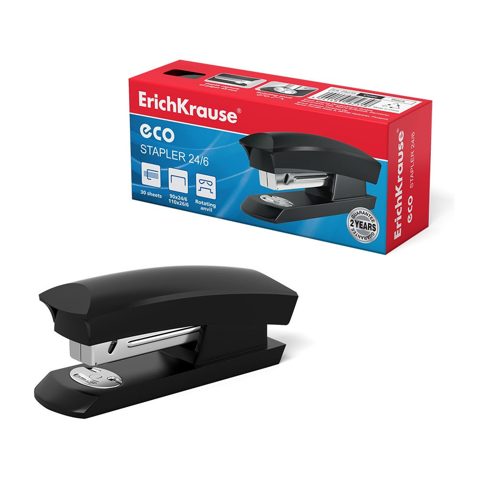Agrafeuse Erich Krause Eco 28235/ Noir