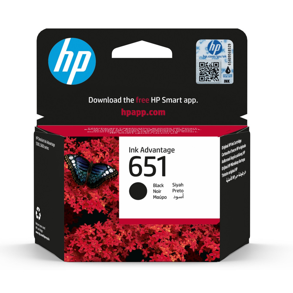 C2P10AE — HP 651 cartouche Ink Advantage authentique, noir