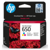 HP 650 cartouche d'encre trois couleurs Advantage authentique CZ102AE