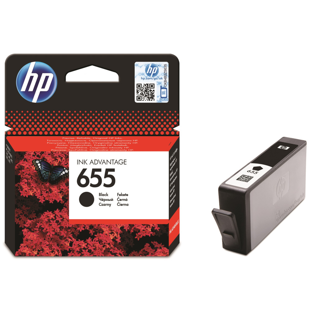 CZ109AE — HP 655 cartouche d'encre noir Advantage authentique