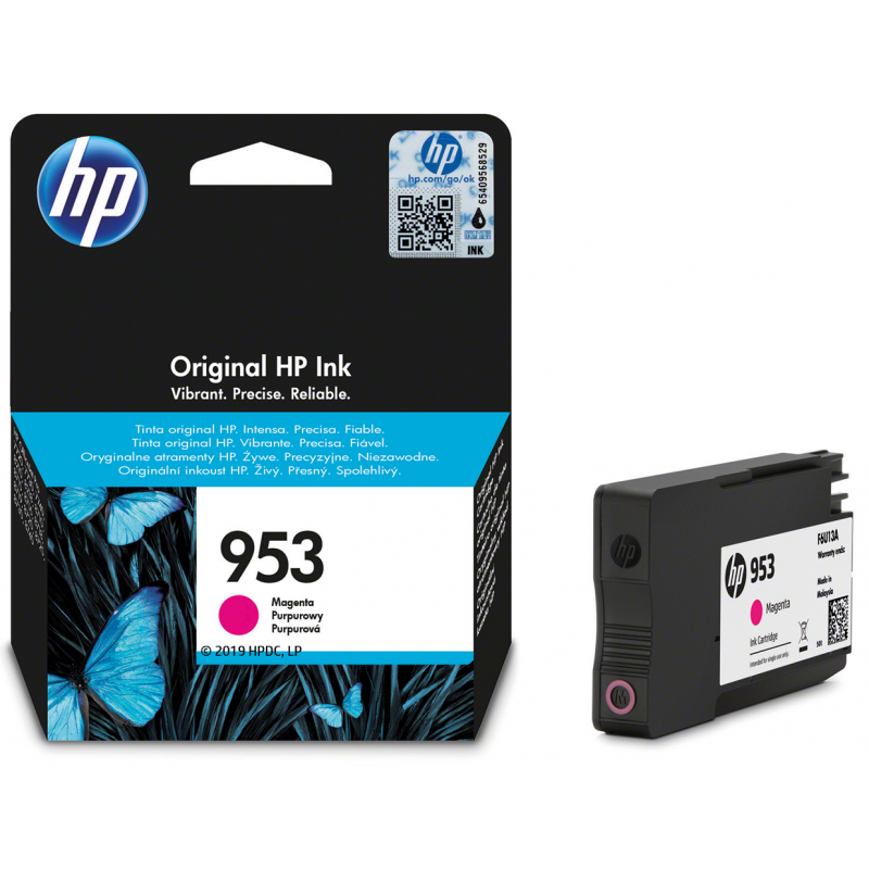 HP 953 Cartouche d'encre magenta authentique (F6U13AE) pour HP