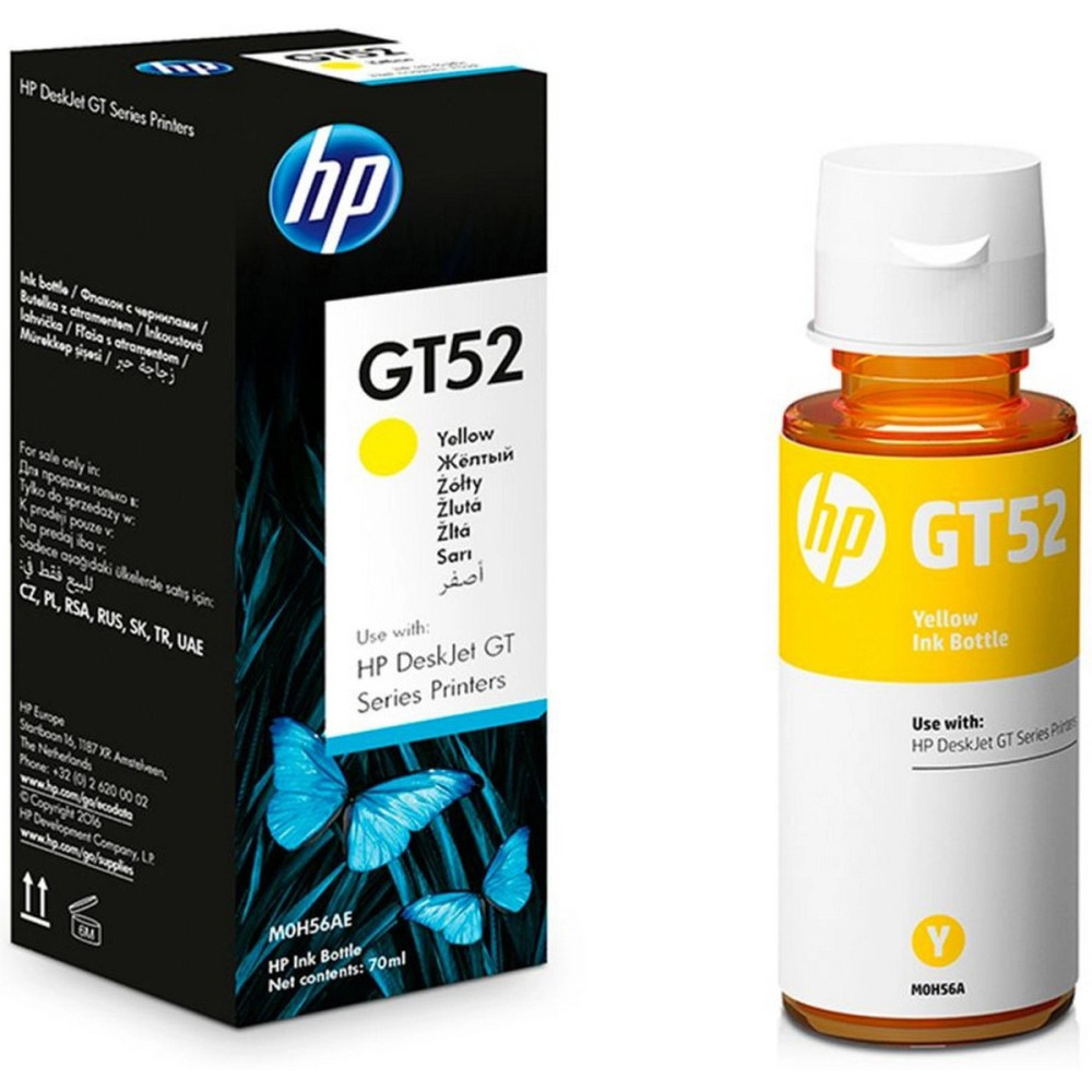 Bouteille d'encre Originale HP GT52 / Magenta / 70ml
