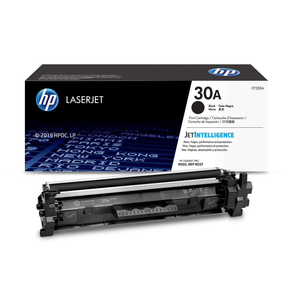 Toner HP 30A LaserJet Originale / Noir