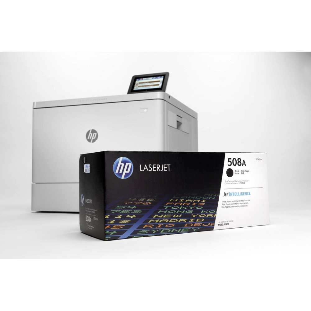 Cartouche de toner HP 508A  LaserJet Noir originale / 6 000 pages CF360A
