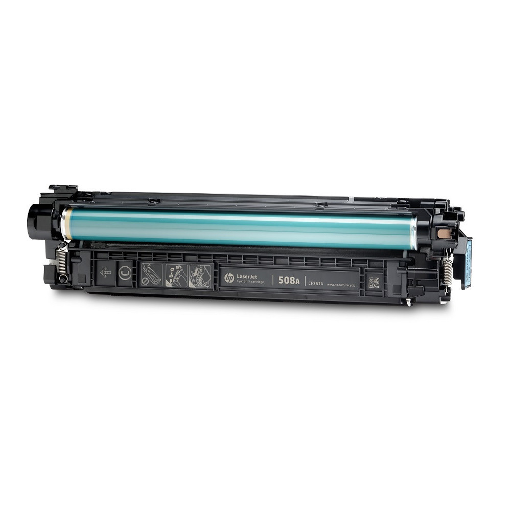 Cartouche de toner HP 508A  LaserJet Cyan originale / 6 000 pages CF361A