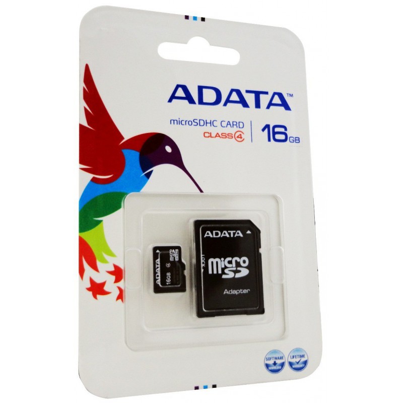 Carte Mémoire Micro SD 4 Go avec adaptateur