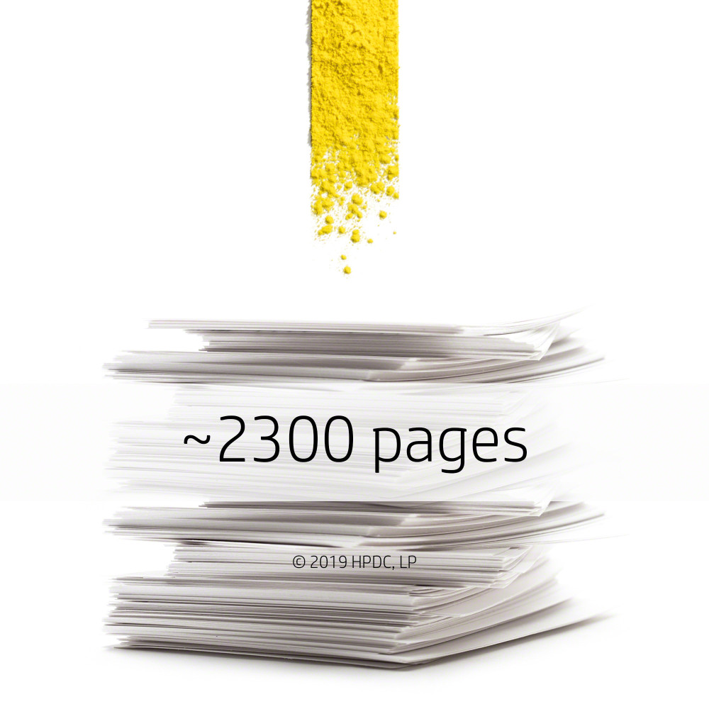 Cartouche de toner HP 410A  LaserJet jaune originale / 2 300 pages CF412A
