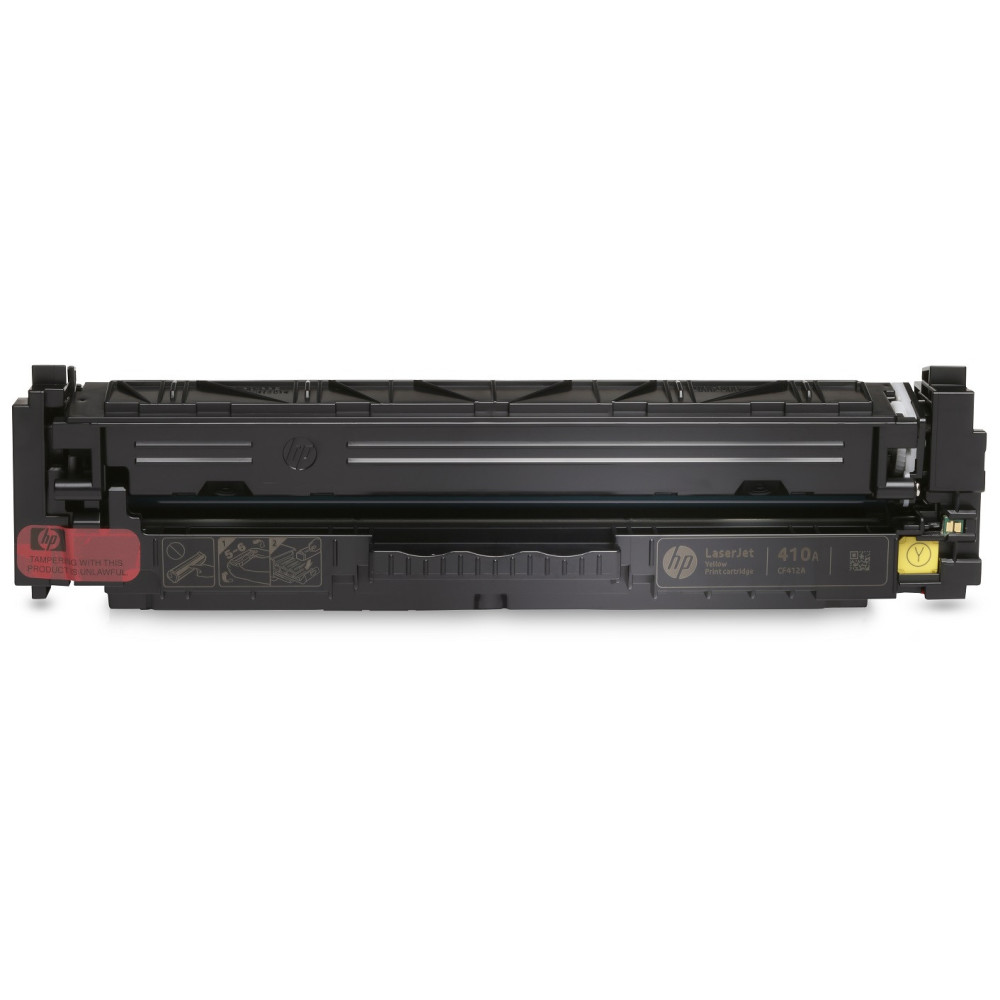 Cartouche de toner HP 410A  LaserJet jaune originale / 2 300 pages CF412A
