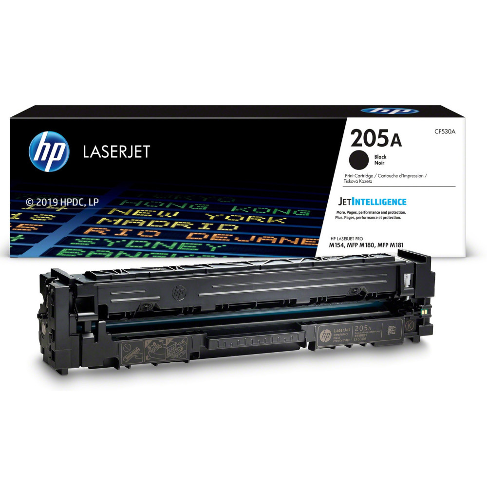 Cartouche de toner HP 205A  LaserJet Noir Originale / 2 300 pages CF530A