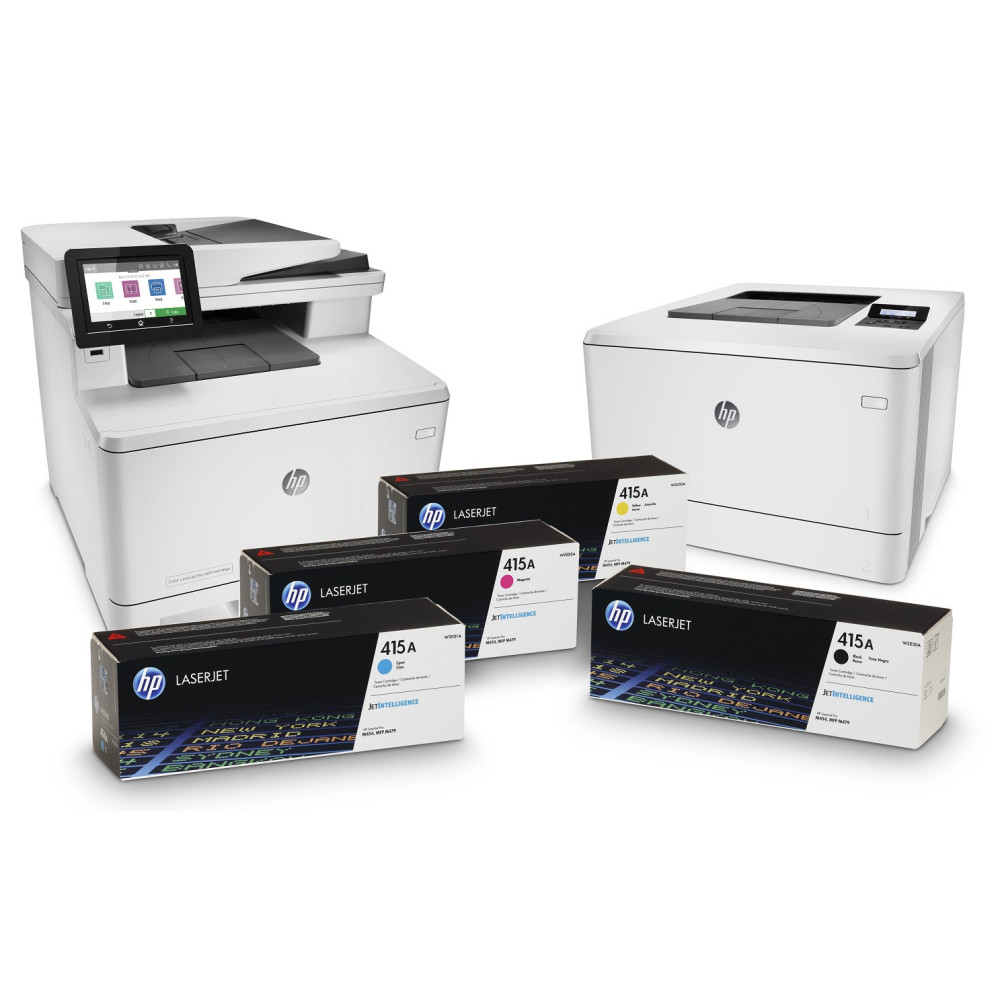 Cartouche de toner HP 415A jaune LaserJet originale / 2 100 pages W2032A