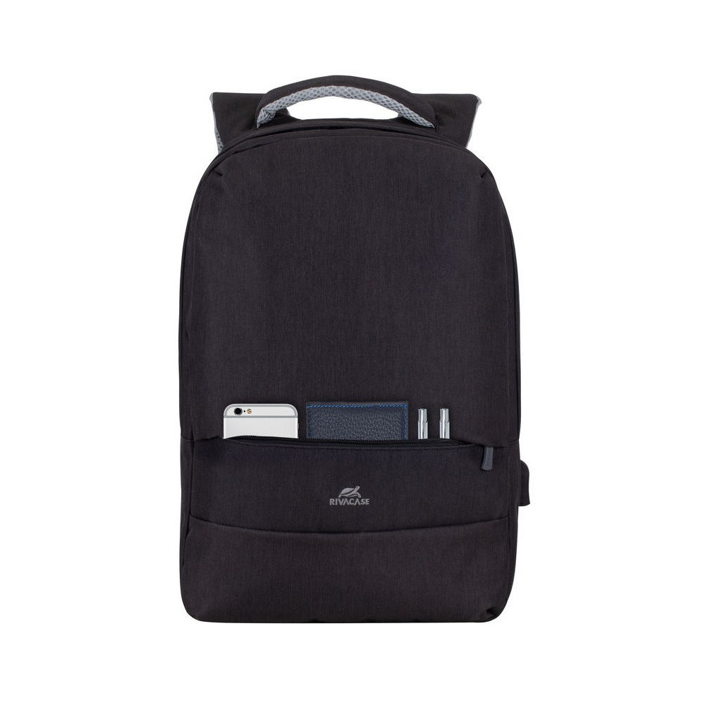 Sac à dos antivol pour pc portable 15.6" RivaCase 7562 / Noir