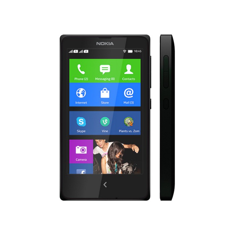 Téléphone Portable Nokia X / Double SIM / Noir