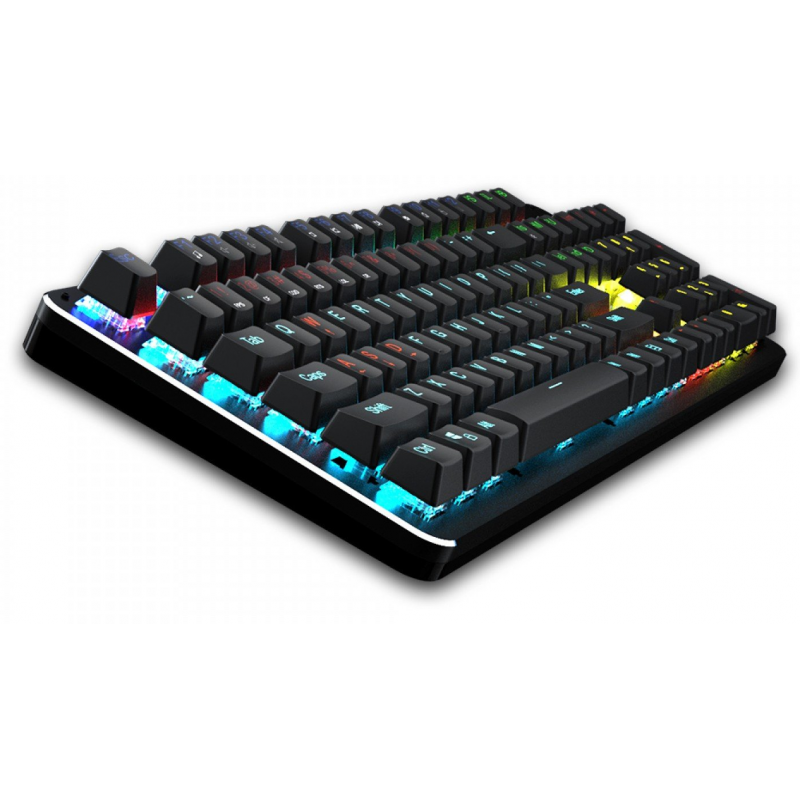 Clavier Gaming mécanique Cherry Mx Switch, bleu translucide, Koi