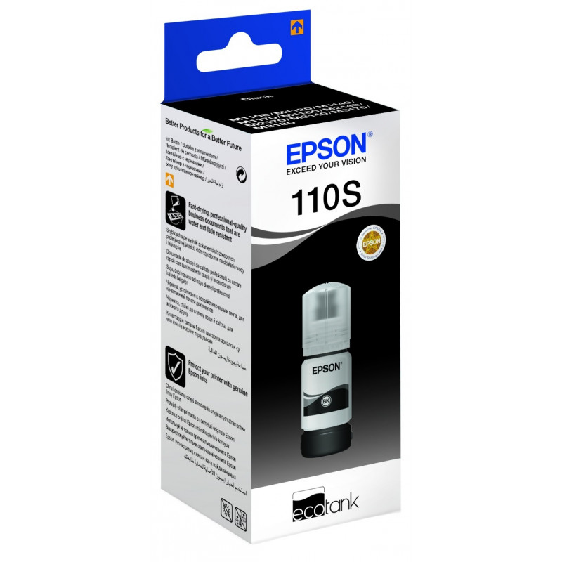Bouteille d'encre Originale Epson EcoTank 110S / Noir
