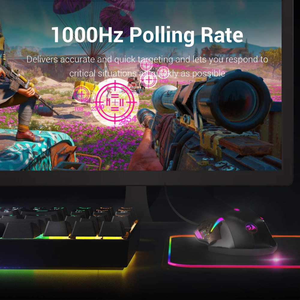 Souris Gaming Redragon M601-RGB