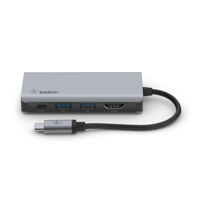 Hub USB-C Belkin avec HDMI / 2x USB-A / USB-C / 100W Passtrhough