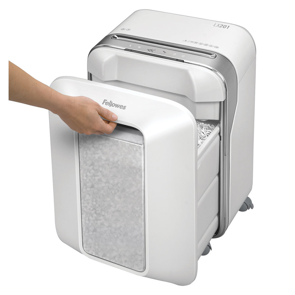 Destructeur de papier Fellowes Powershred LX201 Blanc