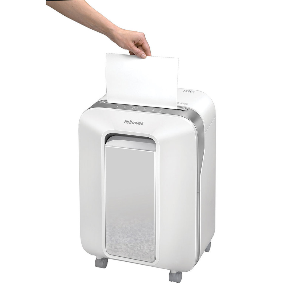 Destructeur de papier Fellowes Powershred LX201 Blanc