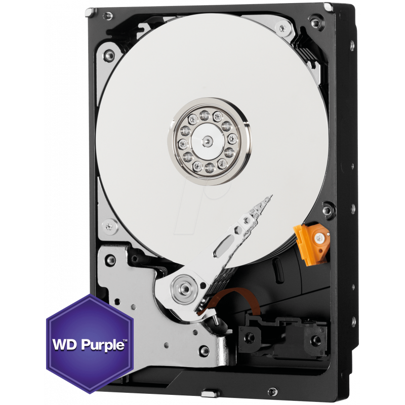 Disque Dur Interne 3.5" POUR VIDEO SURVEILLANCE Western Digital Purple 10 To