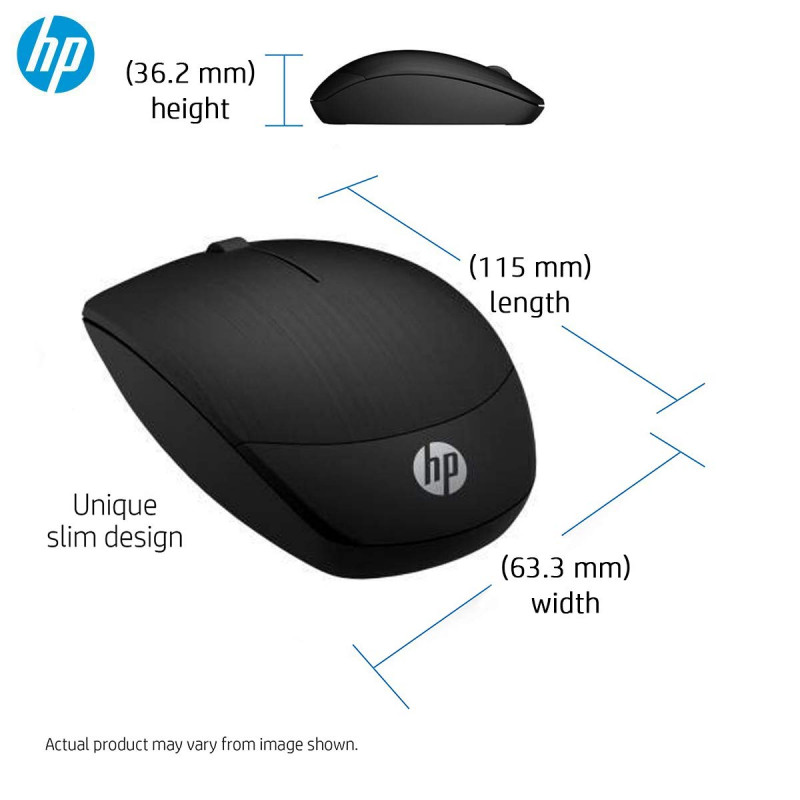 Souris sans fil HP X200