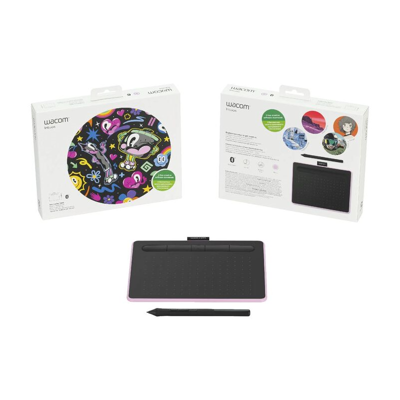Tablette Graphique Bluetooth Sans Fil Intuos Wacom Moyen / Rose