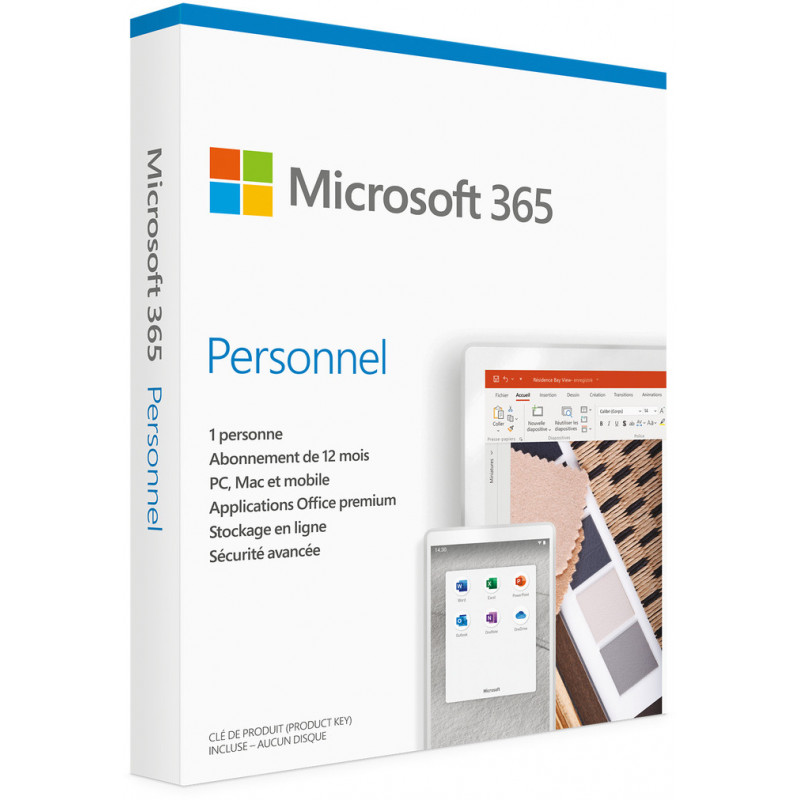 Microsoft Office 365 Personnel Francais QQ2-01416 / 1 an / 1 PC