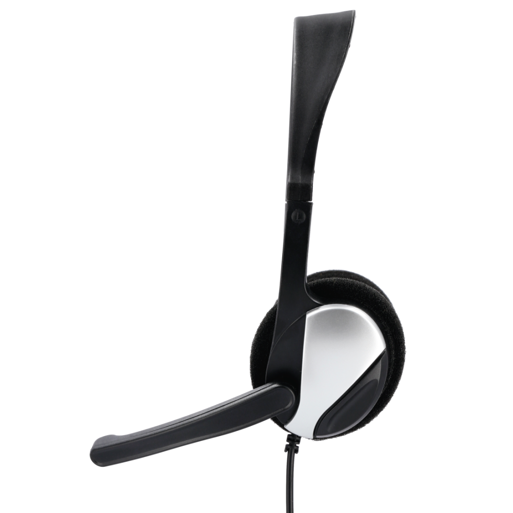 Casque-micro stéréo Hama "HS-P100" de bureau pour PC / Noir