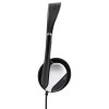 Casque-micro stéréo Hama "HS-P100" de bureau pour PC / Noir