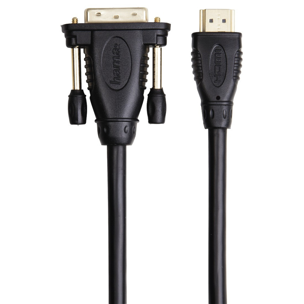 Cable d'adaptation Hama HDMI mâle to DVI mâle / 2M