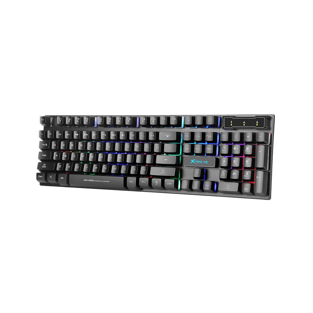 Clavier Gaming Xtrike Me KB-280 / RGB / Noir