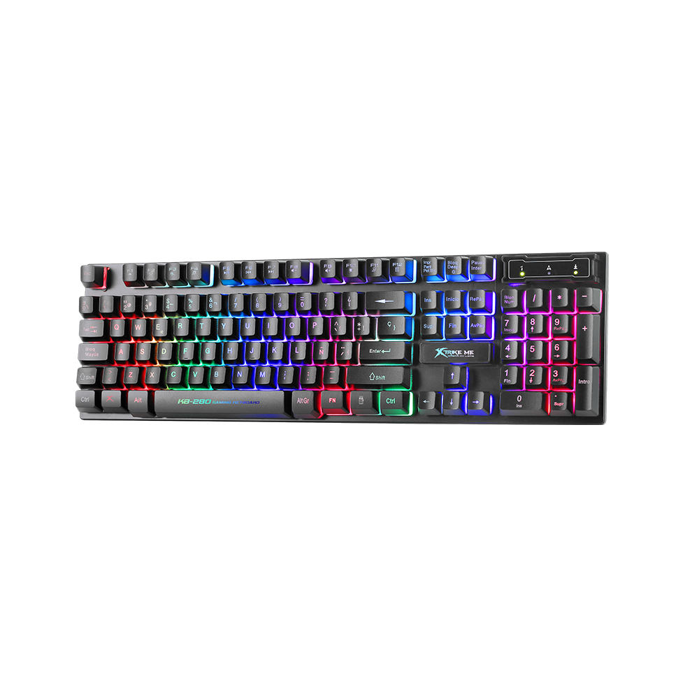 Clavier Gaming Xtrike Me KB-280 / RGB / Noir
