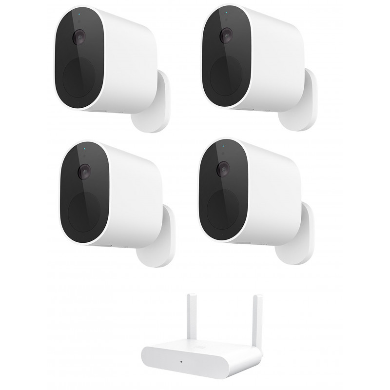 PACK 4X CAMÉRAS DE SURVEILLANCE D'EXTÉRIEUR XIAOMI MI