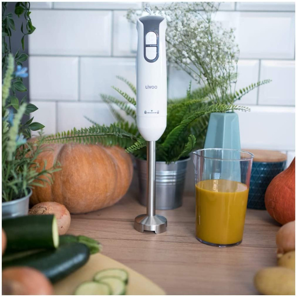 Mixeur Plongeon Livoo DOP204 / 400W / Blanc