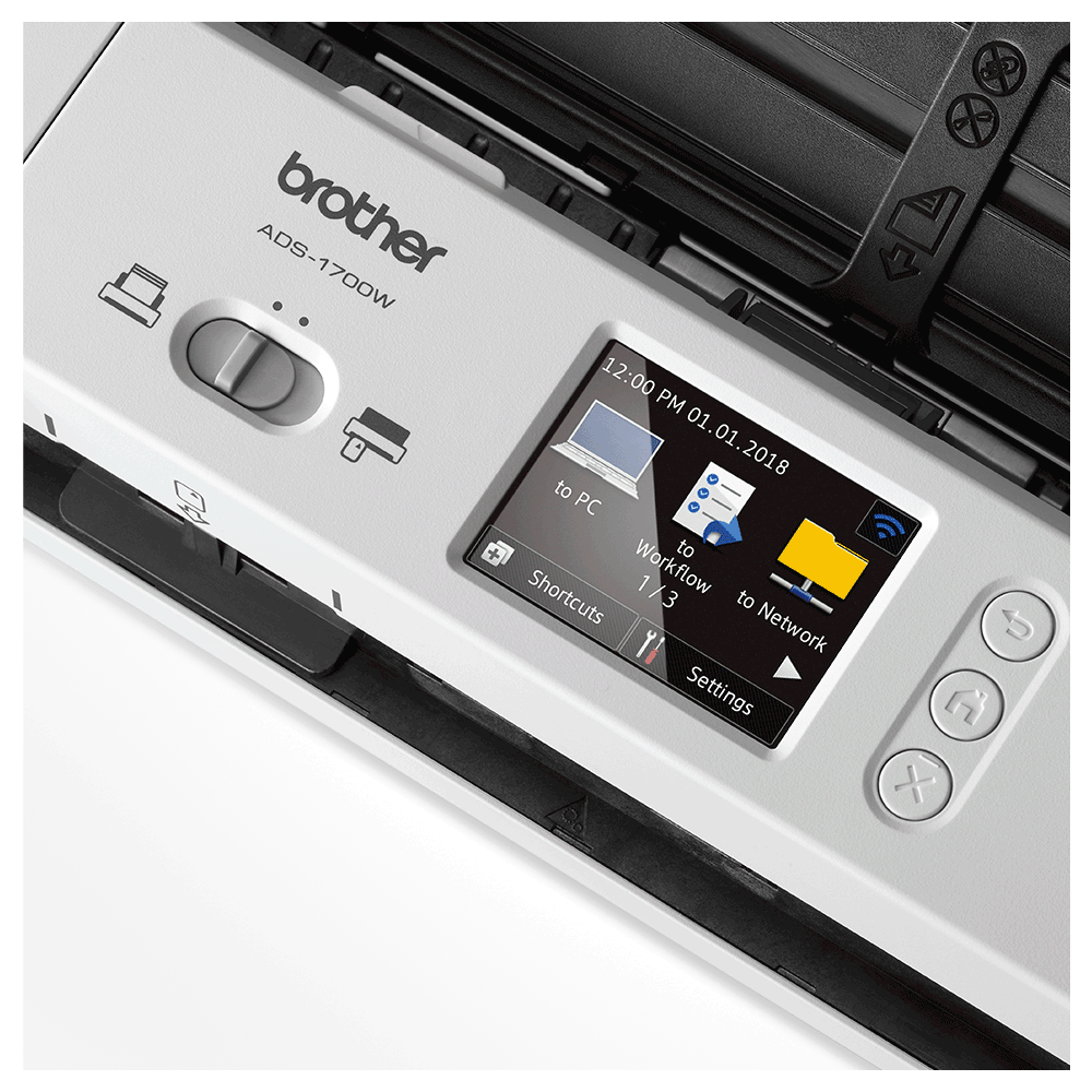 Scanner Sans Fil Compact recto-verso Brother ADS-1700W / Wifi