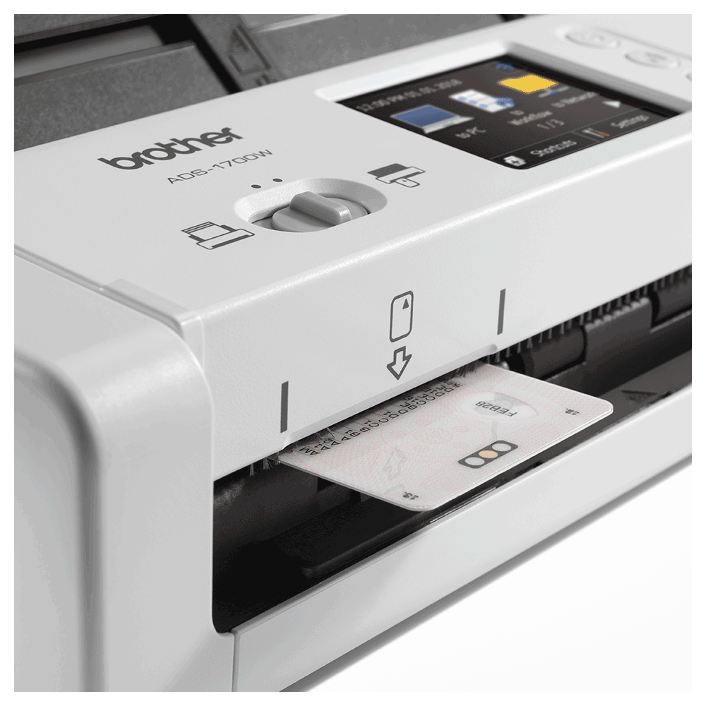 Scanner Sans Fil Compact recto-verso Brother ADS-1700W / Wifi