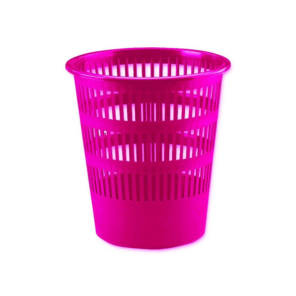 Corbeille à papier Faibo 12L / Rose Fushia