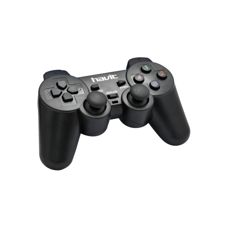 Double Manettes de jeu USB Vibration