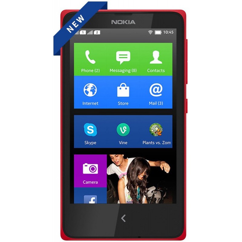 Téléphone Portable Nokia X / Double SIM / Blanc