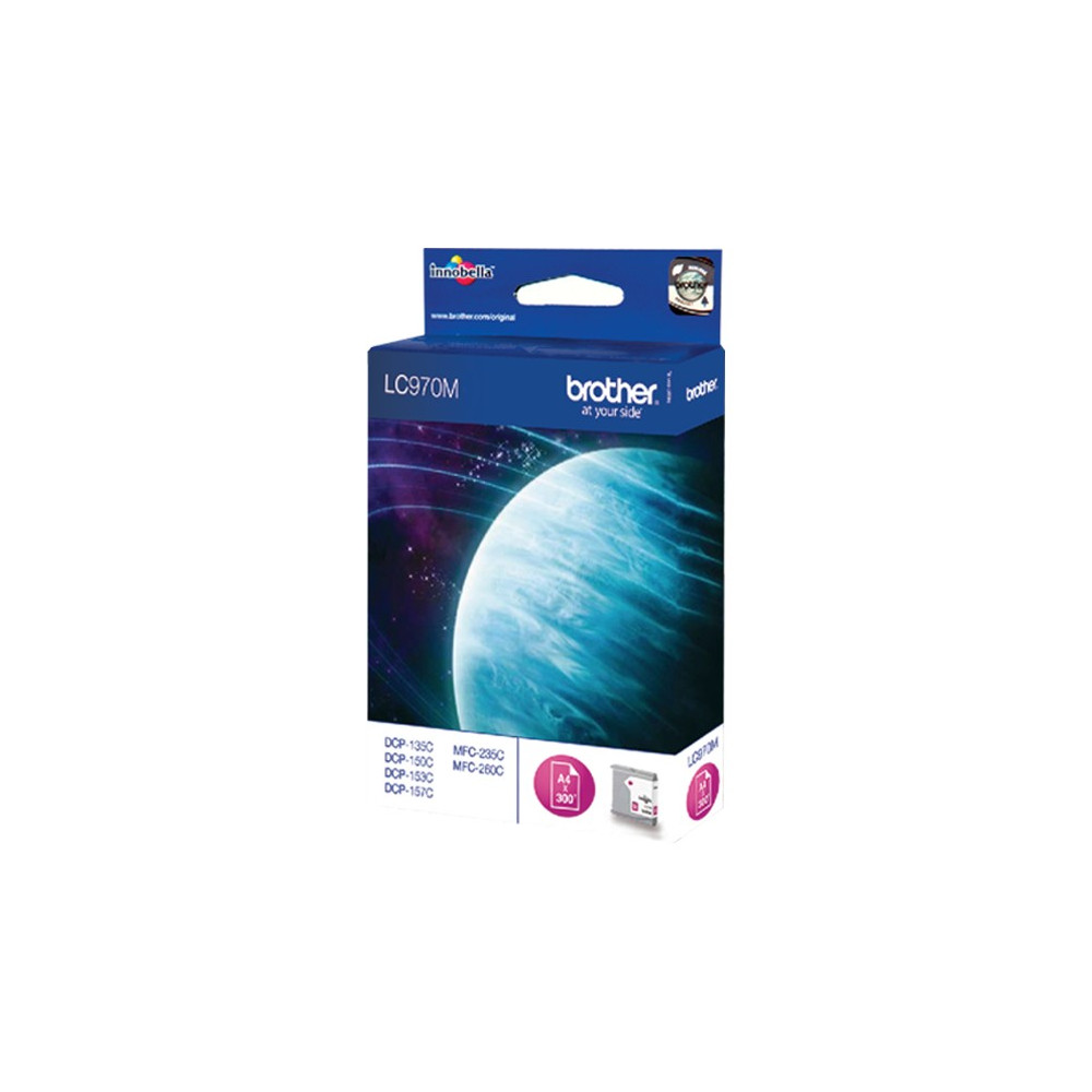 Cartouche Jet d'encre Originale Brother LC970M / Magenta
