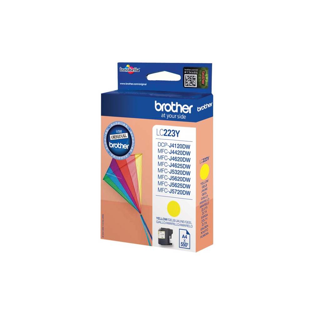 Cartouche Jet d'encre Originale Brother LC223Y / Jaune