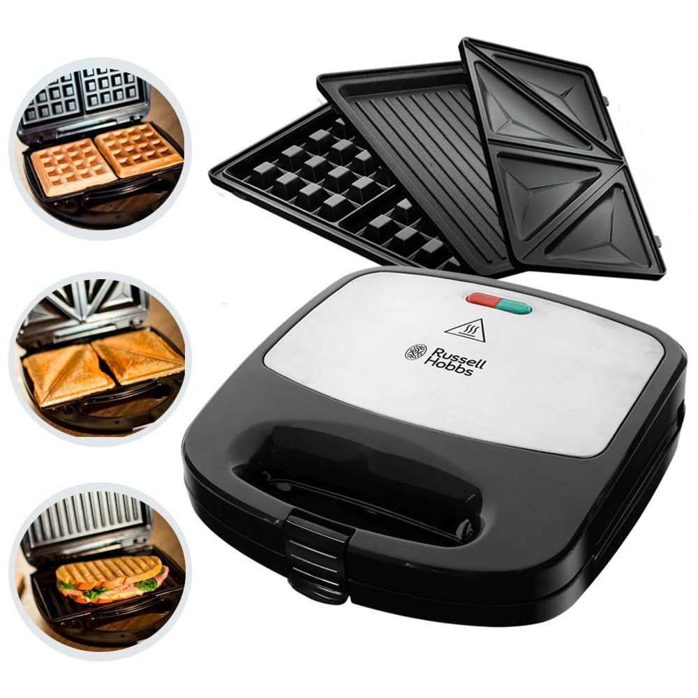 Appareil à Croque RUSSELL HOBBS Sandwich Maker 3en1 Fiesta
