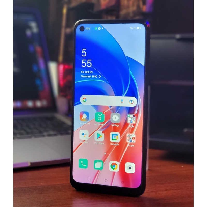 Oppo A55 / 4G / Double SIM / 4 Go / 128 Go / Bleu