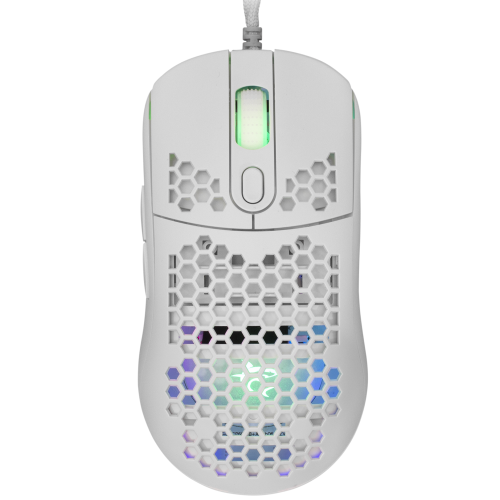 Souris Gaming White Shark GALAHAD GM-5007 / 6400 dpi / Blanc