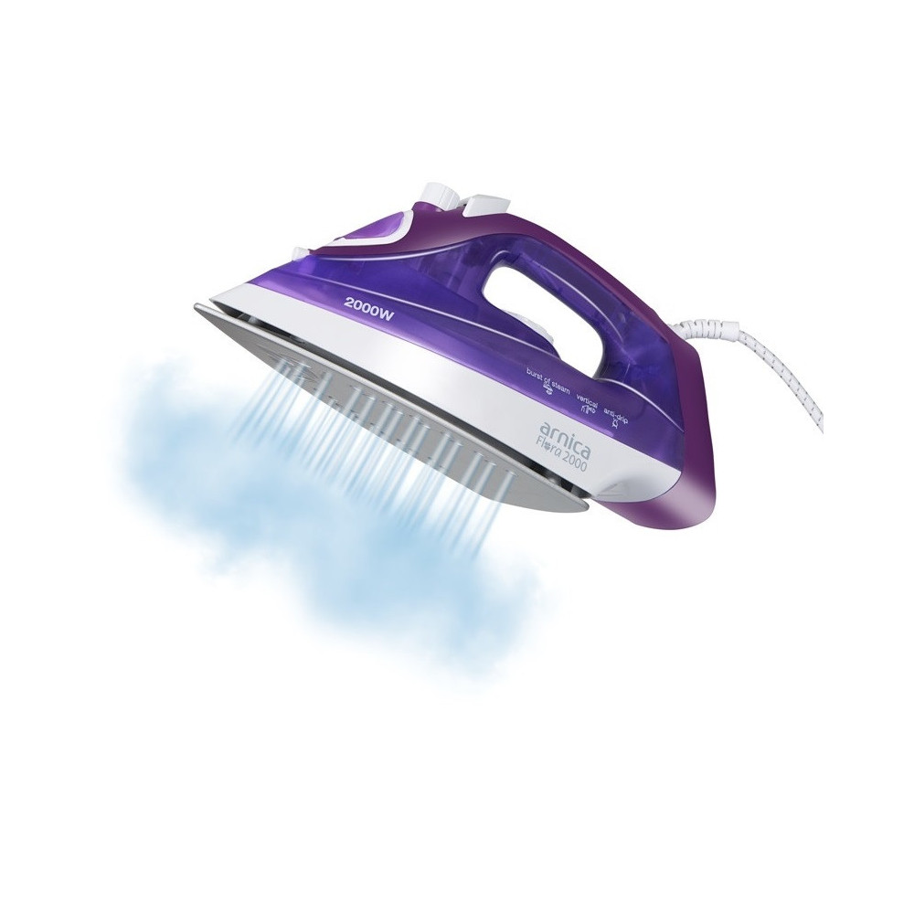 Fer à repasser ARNICA Flora 2000 Blast Vapeur 61040 / 2000W / Violet