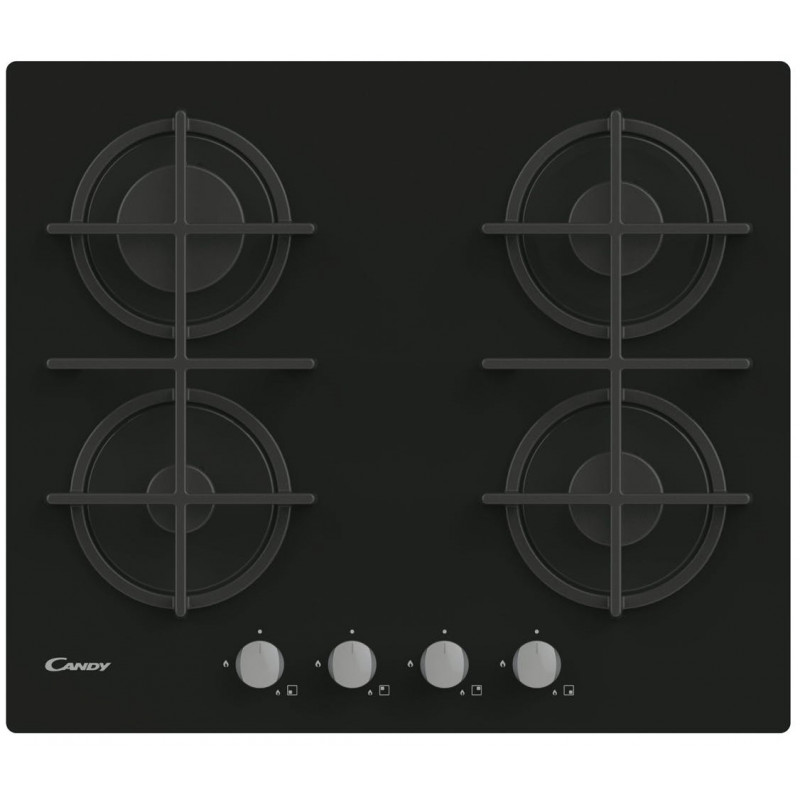 Plaque de cuisson Candy CVG6B / 4 Feux / Noir