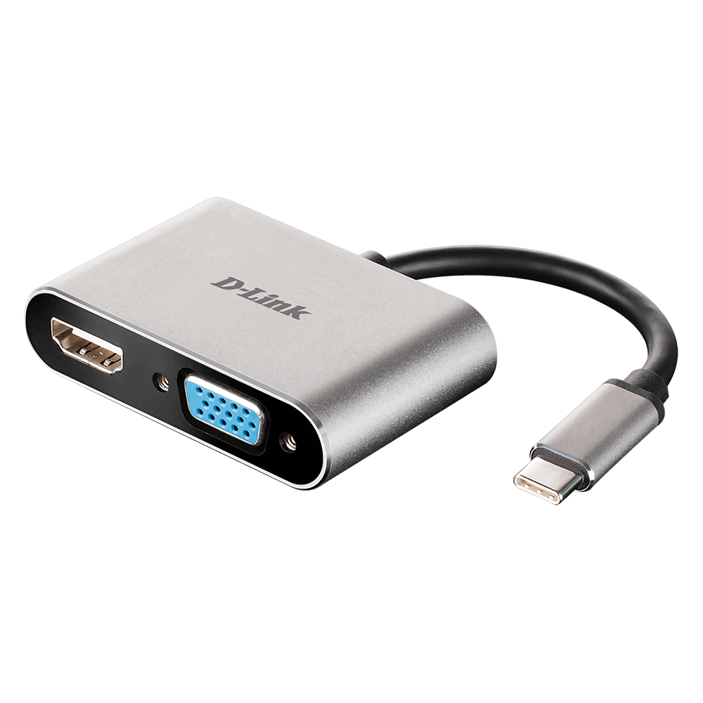 Adaptateur USB-C vers HDMI / VGA D-Link DUB-V210