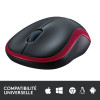 Souris Logitech Sans Fil M185 / Rouge