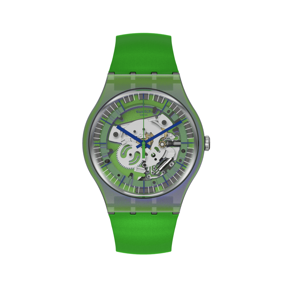 Montre Mixte Swatch SHIMMER GREEN SUOM117